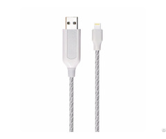 El Visible Light 8 Pin Lightning Usb Flowing Round Cable Lr002