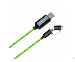 Type C To Micro Usb Flowing Round Cable Ld005
