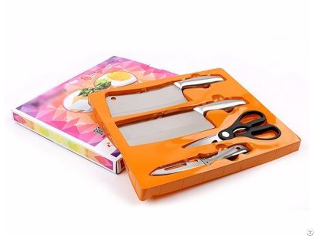 Stainless Steel 4pcs Kitchen Knife Set