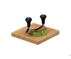 Spice Cutting Board With Corner Double Blade Knife