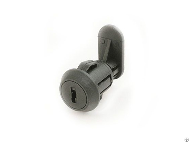 Small Plastic Push In Cam Lock Nylon Black Combination 15