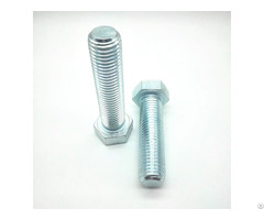Din933 Din931 Hex Bolt With Yellow Zinc Plated