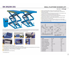 Inground Electric Scissor Car Lift With Ce Approval