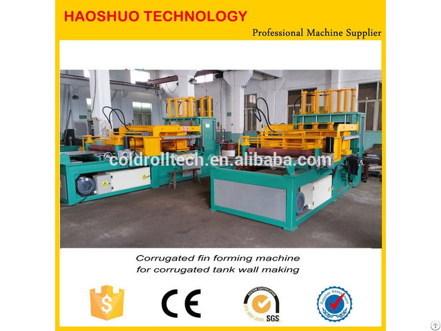 Corrugated Fin Forming Machine