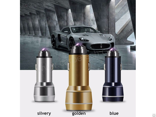 Car Phone Holdercar Charger With Safety Hammer