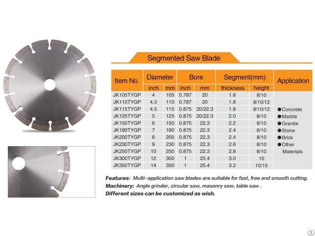 Segment Saw Blade