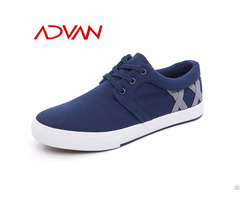 Breathable Man Canvas Lace Up Wholesale Spring New Type Blue Sneakers Men S Casual Shoes