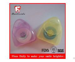 Ptfe Dental Floss With Triangle Shape Container