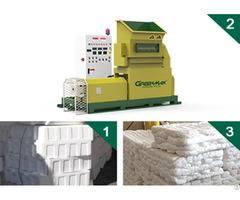 Waste Foam Recycling By Greenmax Mars Series Densifier