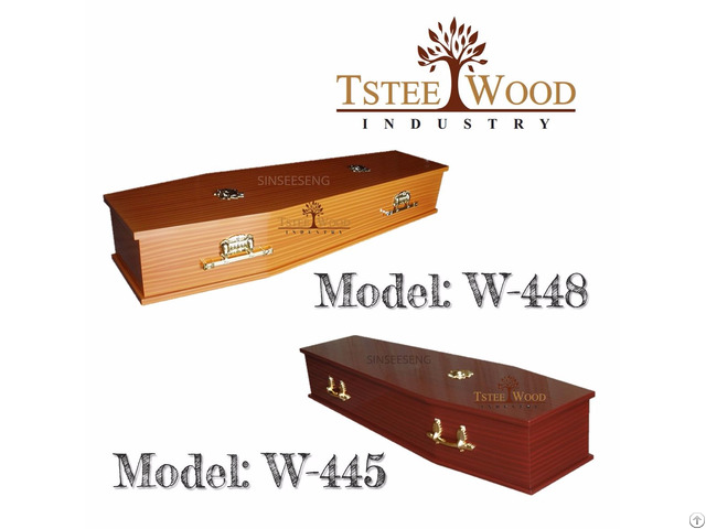 European Style Wooden Coffin