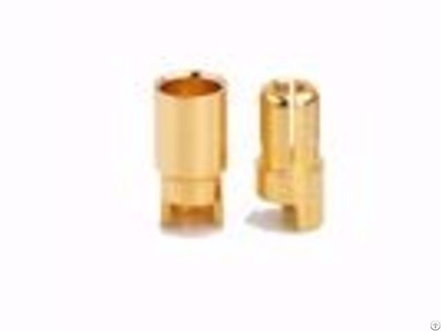 Gold Plated Bullet R C 6 0mm Connectors