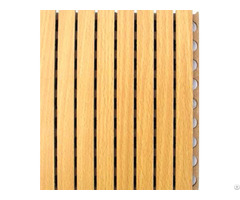 Fire And Sound Absorbing Material Grooved Timber Wooden Acoustic Panels