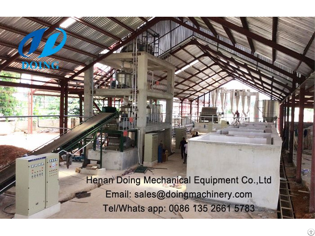 Sweet Potato Starch Production Process