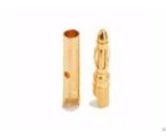 Amass 2 0mm Male Gold Plated Banana Plug Led Connector