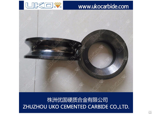 Uko Tungsten Carbide Straightening Roller For Wires And Profile Rods