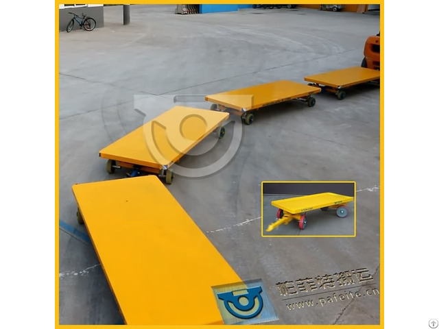 Production Line Equipment Handling Trackless Trolley