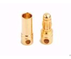 Gold Plated Bullet Connector 40amps High Current Banana Plug Am 1001a From Amass China