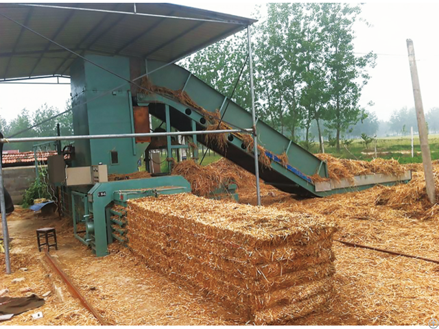 6t H Hydraulic Automatic Straw Baler Recycling Machine