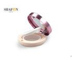 Women Abs Pink Empty Air Cushion Round Shape With Mirror 82mm Diameter
