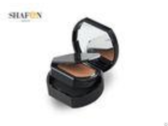 Rhombus Women Empty Cushion Foundation Case With Mirror Screen Printing