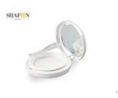 Refillable White Cosmetic Compact Case Air Cushion Type Logo Printing
