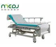 Multifunction Hospital Examination Bed 605 805mm Height With Protective Guardrail