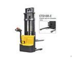 Ac Function Walkie Electric Pallet Stacker With Small Turning Radius Dustproof