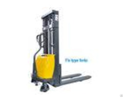 Lifting Height 2500mm Electric Pallet Stacker With Fix Type Forks Easy Operating