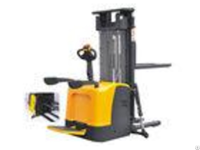 High Load Capacity Full Electric Pallet Stacker With Mast Stable Operation