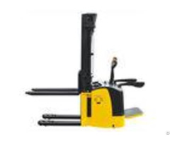 Double Design Electric Pallet Truck Stacker With Initial Lift High Performance
