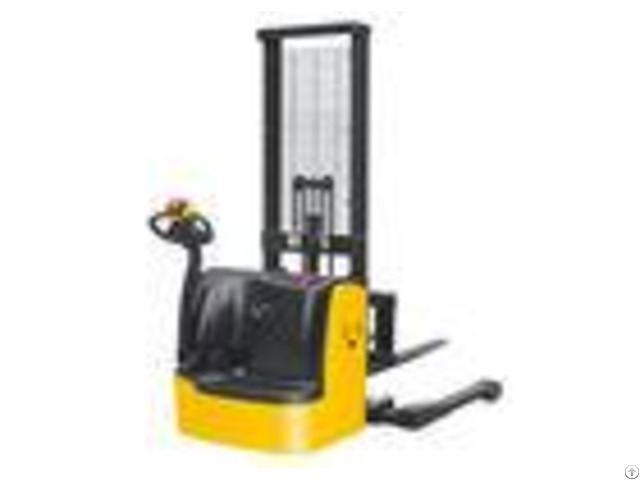 Straddle Legs Electric Lift Pallet Stacker Safe Design Adjustable Forks