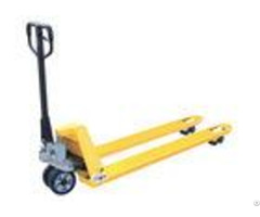 Heavy Duty Hand Pallet Truck With Casting Pump Yellow Color 200mm Lifting Height