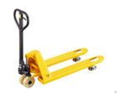Customized Fork 2 Ton Hand Pallet Truck With Nylon Wheels Corrosion Resistant