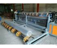 Plc Control Chain Link Fence Machine 600 4000mm Netting Width For Sport Fields