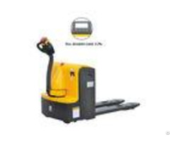 2000kg Capacity Motorised Pallet Truck Reliable Design With Electronic Scale