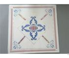 High Intensity White Pvc Ceiling Tiles For Bathrooms Various Colors Patterns