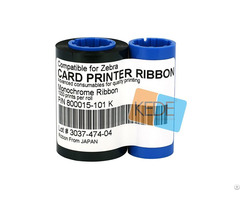 For Zebra 800015 101 K Monochrome Compatible Ribbon 1000 Prints Roll