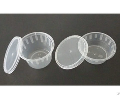 Plastic Sauce Container With Lid 2oz 4oz