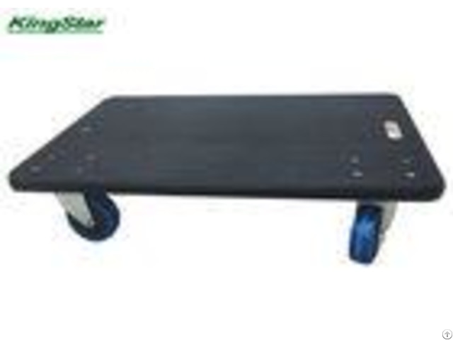 Anti Slip Rubber Matted Plywood Small Furniture Dolly Pu Caster 450kg Capacity