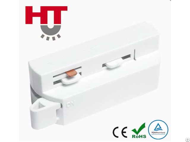 Haotai 2 Wire Single Circuit Track Light Accessories Adaptor