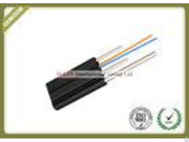 Outdoor Ftth Fiber Optic Drop Cable Single Mode With Pvc Or Lszh Jacket