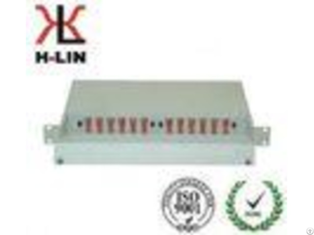 1u Metal Ftth Telecommunication Fiber Optic Distribution Box Frame Easy Operation