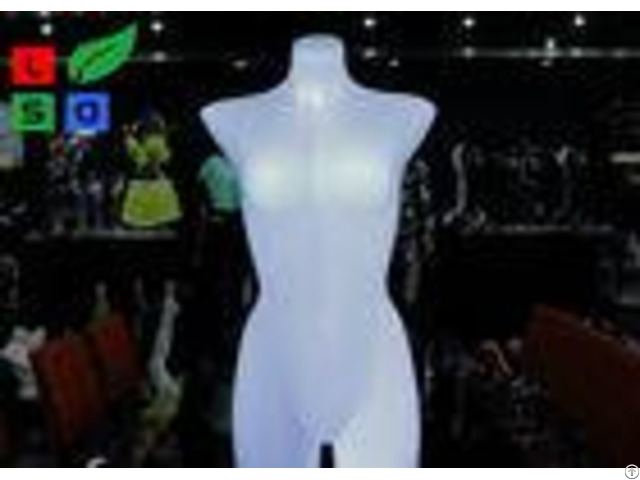 Rgb Color Illuminated Mannequin Retail Display Led Lighting Torso For Garment Shop