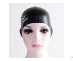 No Minimum Printing Silicone Swimming Caps For Colored Hair Not Easy To Damage