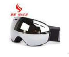 Professional Adult Mirrored Ski Goggles Interchangeable Lens For Mens And Womens