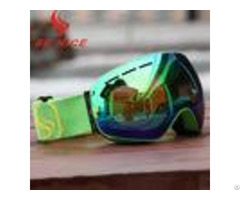 Interchangeable Colorful Ski Goggles That Fit Over Glasses With Helmet Compatible Design