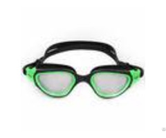 Silicone Adjustable Swimming Goggles With Polycarbonate High Impact Lens