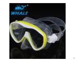 Liquid Silicone Diving Mask Tempered Glass Lens With Ce Certificate