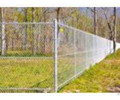 Multi Pvc Color Driveway Chain Link Fencing With Steel Iron Wire Materials