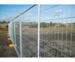 Galvanized Steel Temporary Fencing Panel Alkali Resistance With 50x150mm Mesh Size